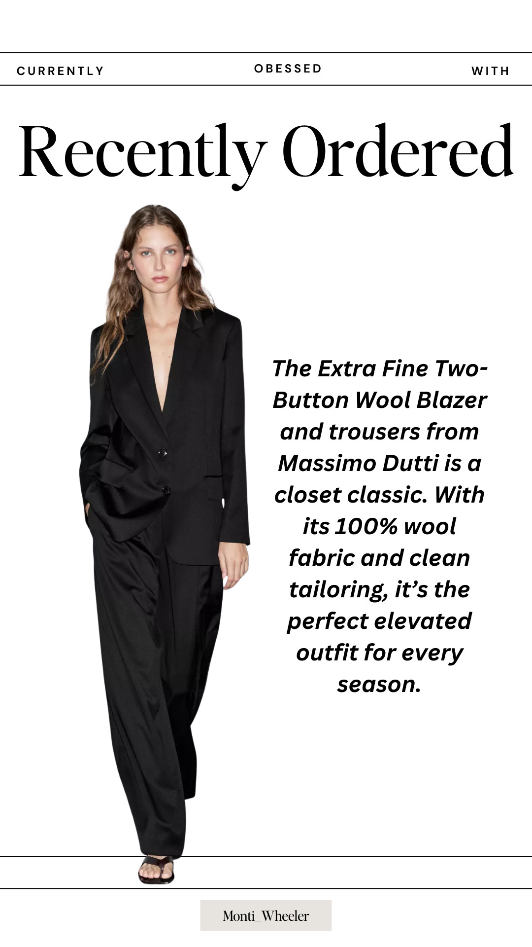 The elevated basics you’ll wear forever — Massimo Dutti’s Extra Fine Two-Button Blazer in 100% wool is tailored perfection. ✨ 

 #LTKootd #LTKmomlife #LTKWorkwear