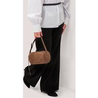 90S Brown Suede Baguette Bag Retro Shoulder Bag | Etsy (US)