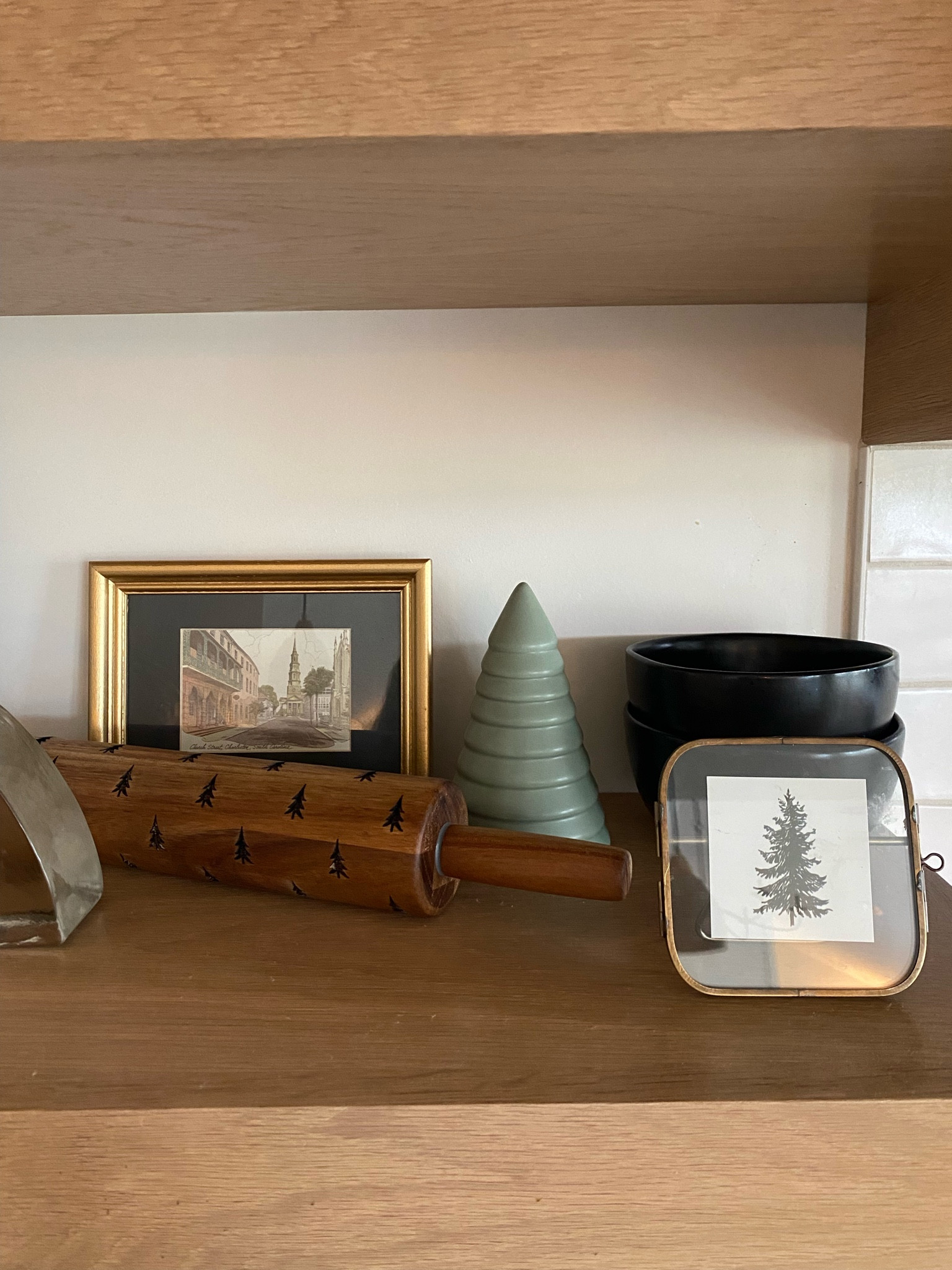 #christmasdecor on floating shelves! 

#LTKHoliday #LTKSeasonal #LTKhome