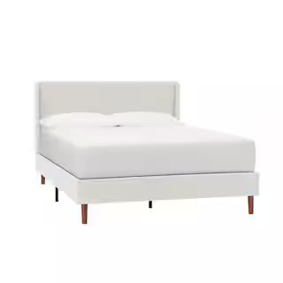StyleWell Handale Ivory Upholstered King Bed (78.5 in W. X 38.60 in H.)-XDL1008-BED - The Home De... | The Home Depot