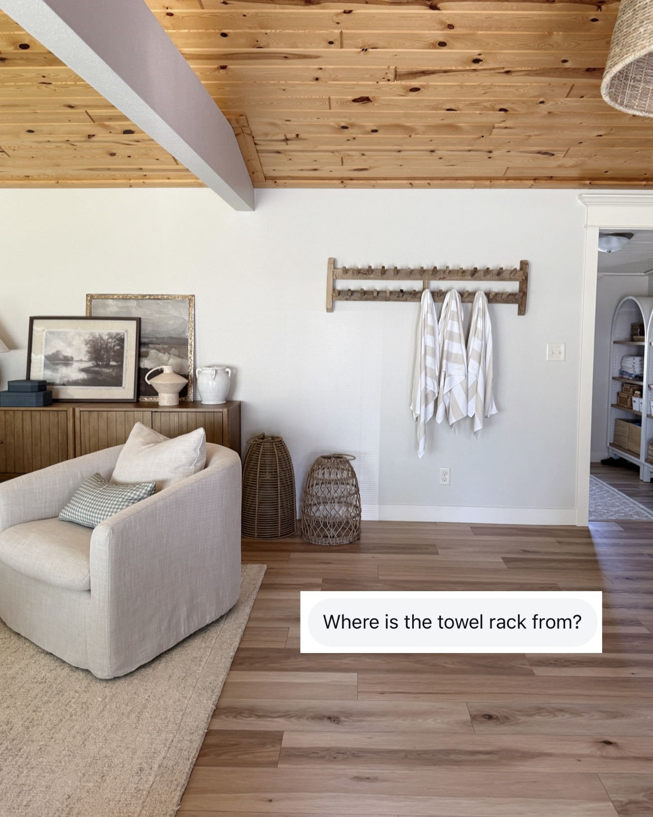 Ah so many questions on this vintage style wood rack yesterday! It’s so pretty and looks vintage and it’s HUGE! Perfect for a laundry room, towel rack, etc. 

Follow @frengpartyof6 for more home finds!

#cornersofmyhome #cottagecore #cottagehomestyle #vintagemodern #curated #inspiremeneutral 

#LTKHome #LTKStyleTip