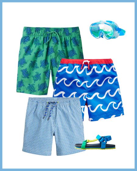 Favorite Swimsuits for boys. More on DoSayGive.com 

#LTKfindsunder50 #LTKfindsunder100 #LTKkids