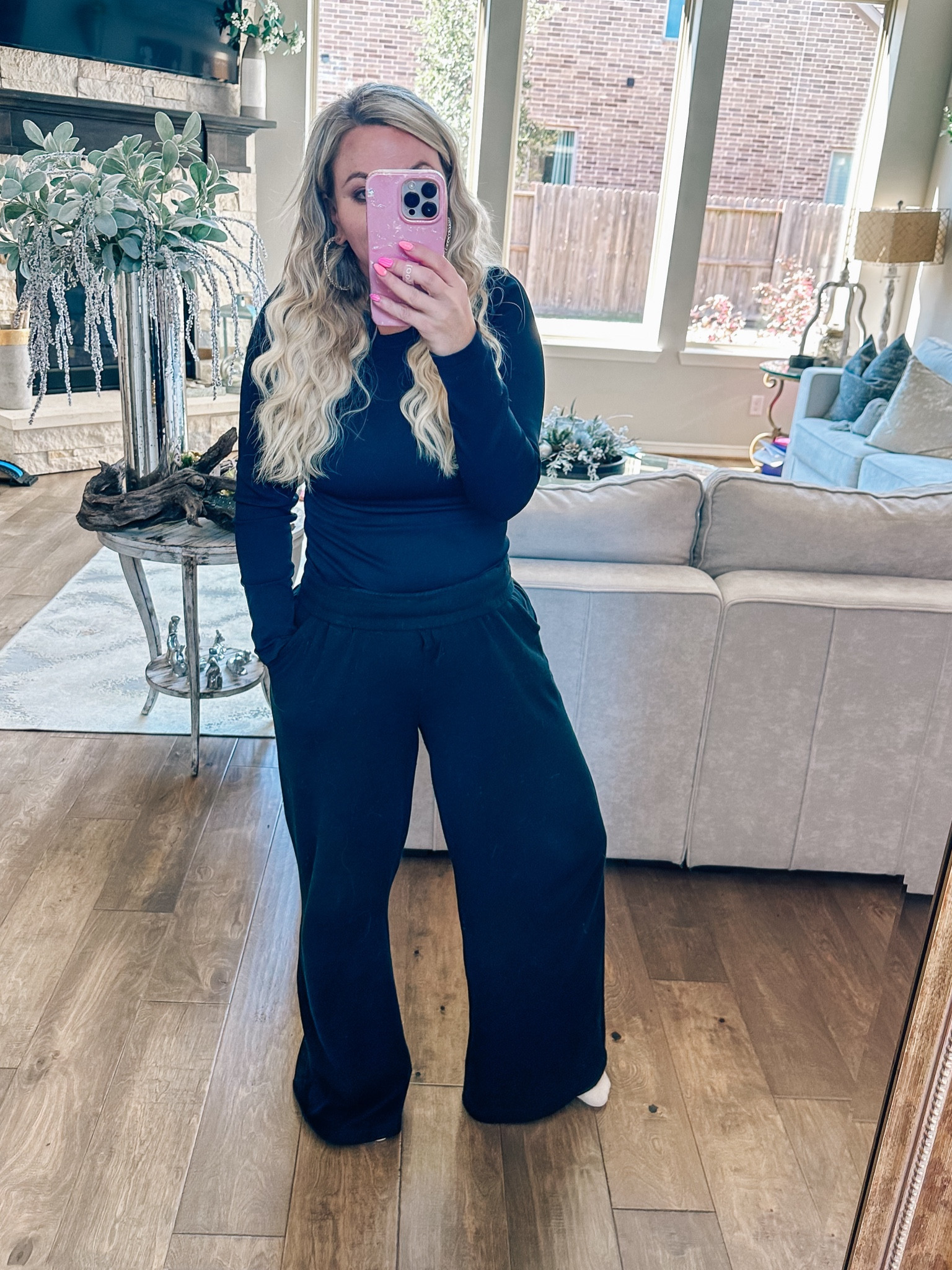 target wide leg sweatpants - Amazon ribbed long sleeve - comfy cozy 

#LTKmidsize #LTKfindsunder50 #LTKstyletip