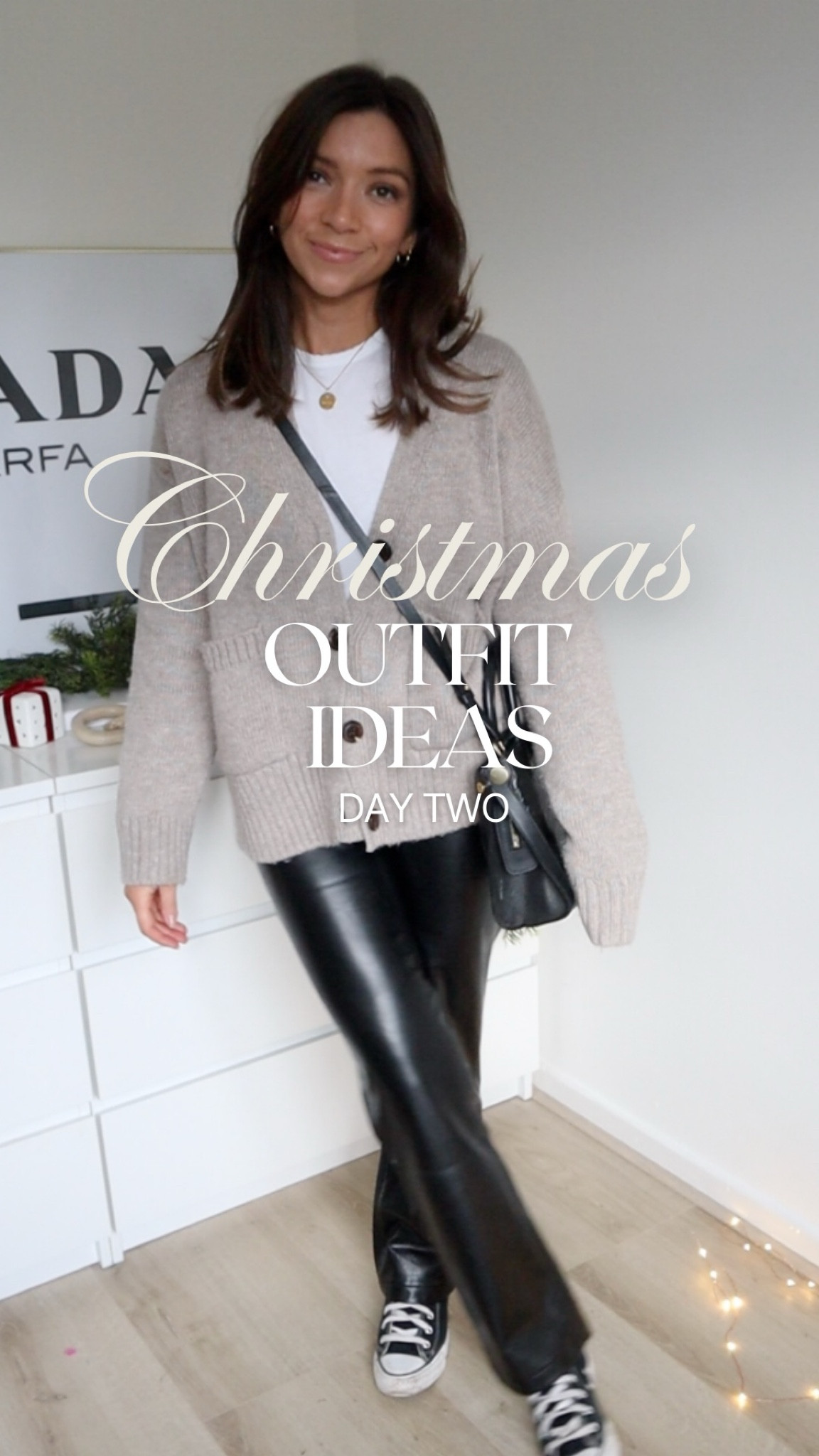 10 days of Christmas outfits - day 2 Christmas shopping 

Wearing a cardigan from Amazon - a plain white tee and vegan leather trousers and converse 😍 perfect for everyday running around or getting all those Christmas presents! 

Sizing - im wearing W25 short leg in the trousers 

#LTKxAbercrombie

#LTKeurope #LTKfindsunder100 #LTKSeasonal