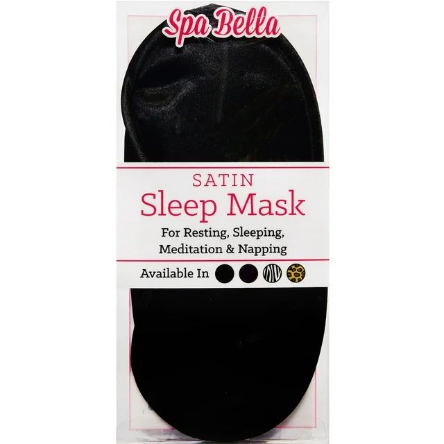 Spa Bella Satin Sleep Mask | Walmart (US)