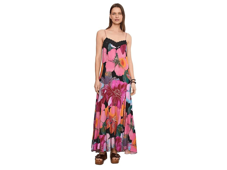 Free People Bloomspell Maxi Women's Dress Desert Rose Combo: SM (Women's 4-6) | Zappos.com