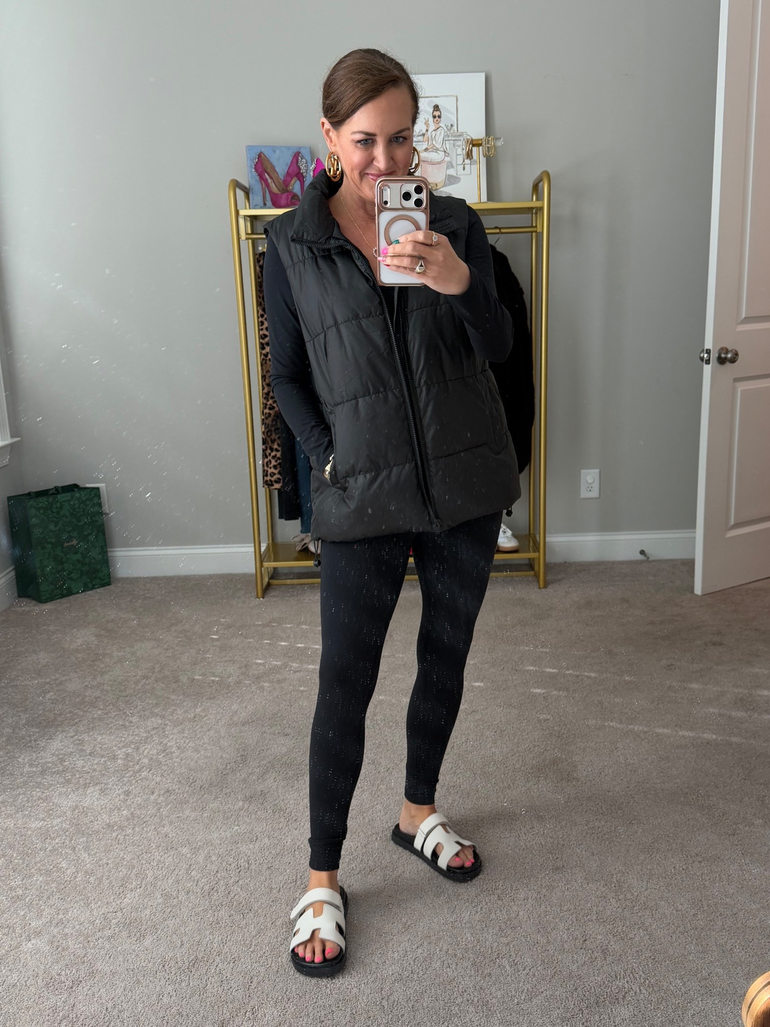 All Amazon outfit 
Size small in jumpsuit and vest 
8.5 in slides. TTS

#LTKootd #LTKOver40 #LTKActive