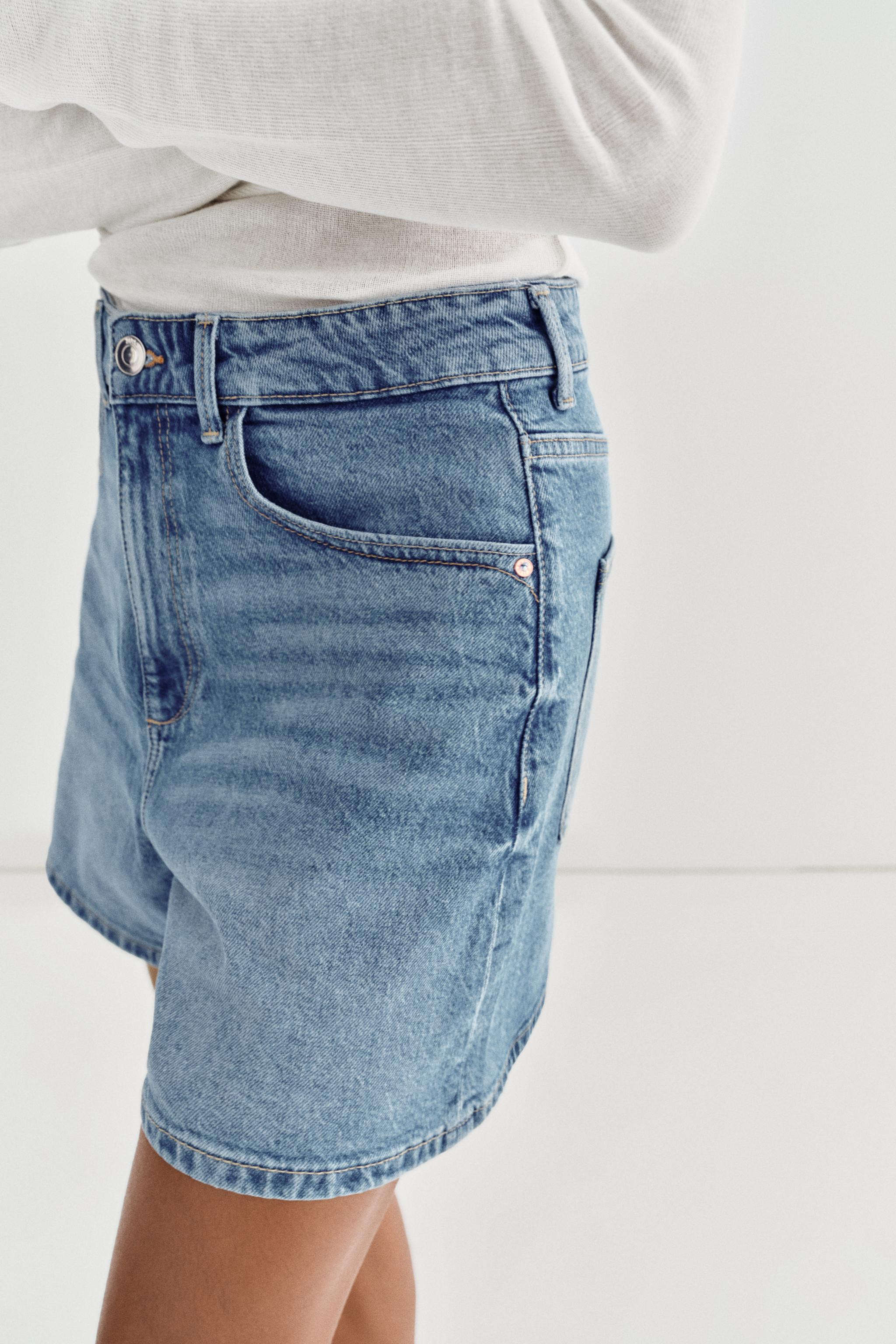 Z1975 MOM FIT SHORTS | Zara UK
