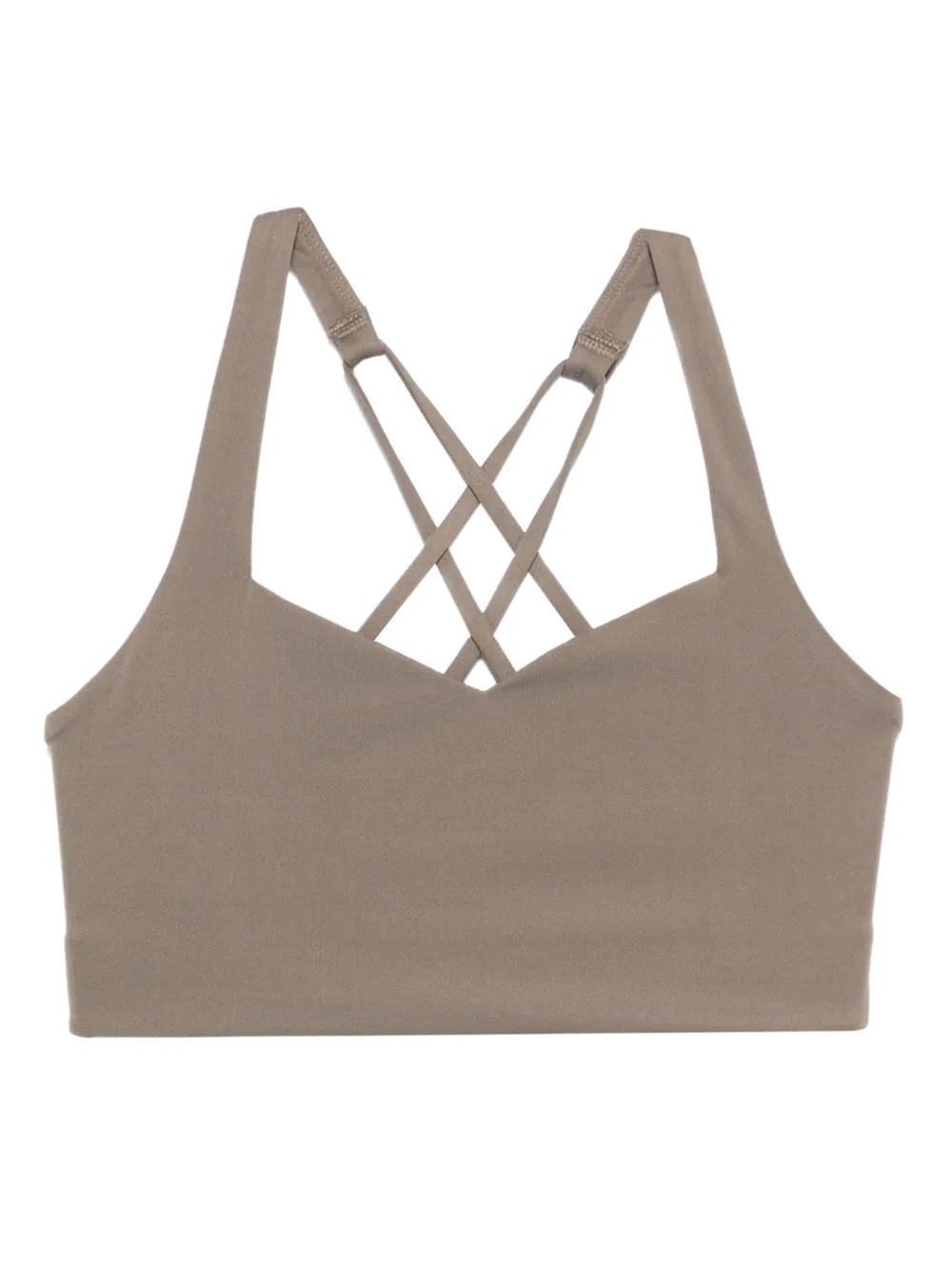 Girlfriend Collective Riley sports bra - Brown | Farfetch Global