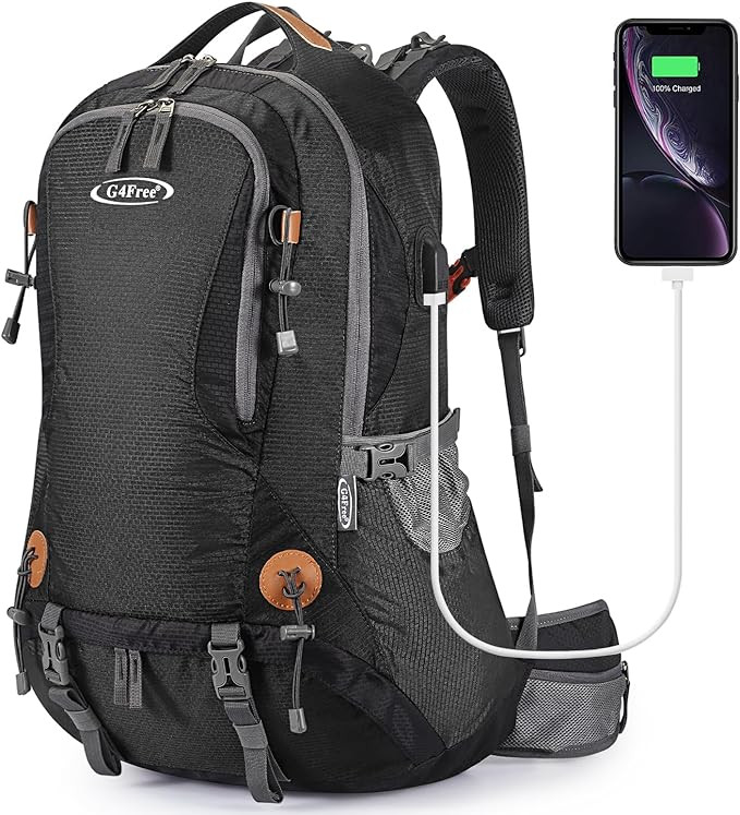 G4Free 50L Hiking Backpack Waterproof Daypack Outdoor Camping Climbing Backpack with Rain Cover f... | Amazon (US)