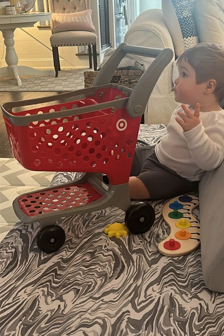 We love our Target shopping cart! The cutest gift for a toddler. It also comes with play food. My toddler is around 32 inches tall & it is the perfect height for him! 

Toddler toy idea, toddler toys, Target toy cart

#LTKfamily #LTKFind #LTKkids