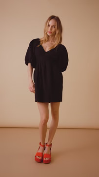 Andie Dress | V-Neck Mini | Hunter Bell | Hunter Bell