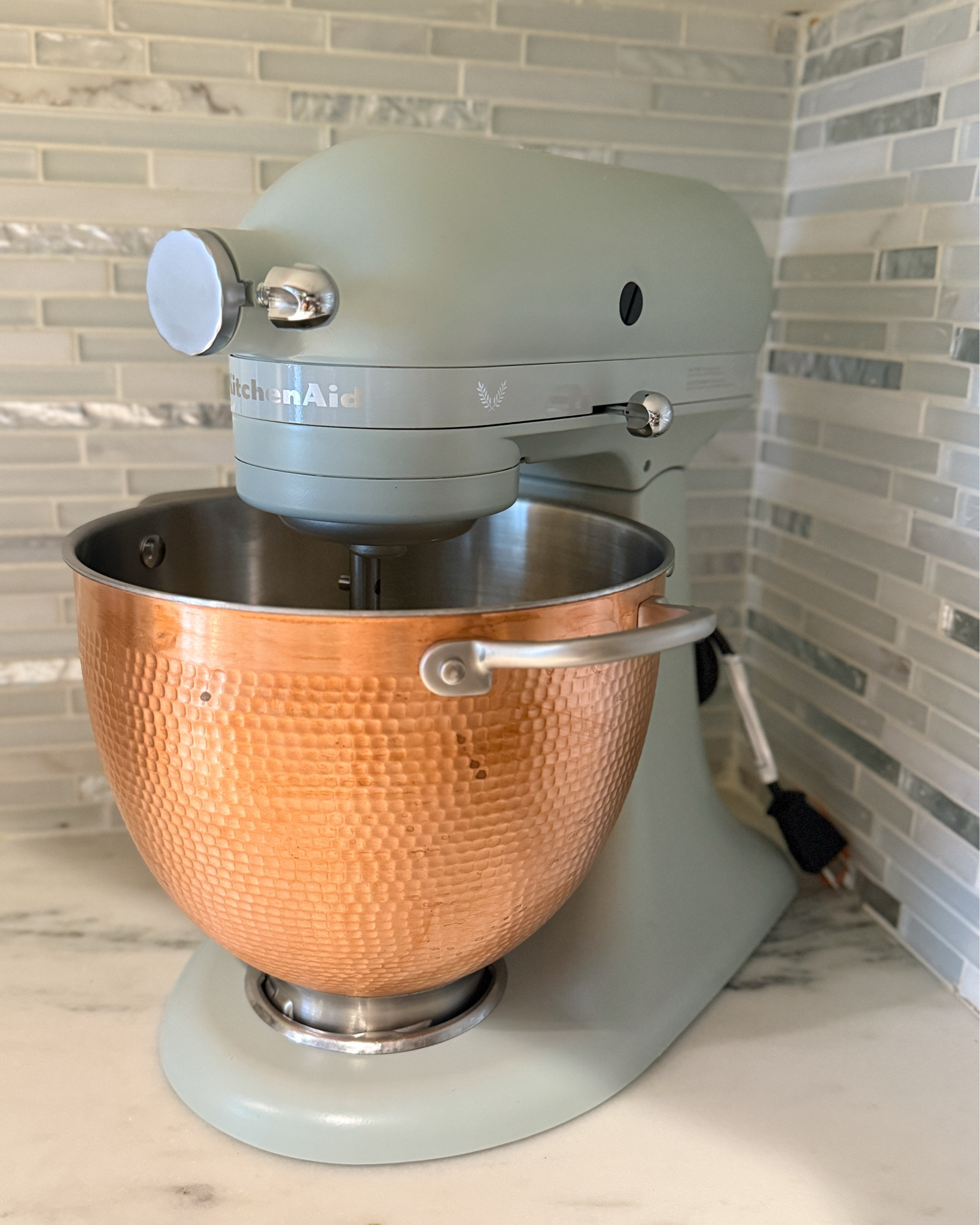 I finally bit the bullet and got myself a Kitchen Aid mixer! I love love this color and that it will naturally patina over time. 

#LTKHome #LTKFamily #LTKSaleAlert
