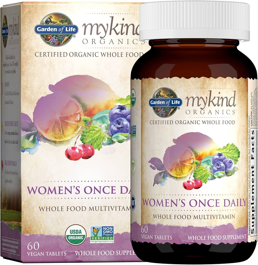 Garden of Life Multivitamin for Women - mykind Organics Women's Once Daily Multi - 60 Tablets, Wh... | Amazon (US)