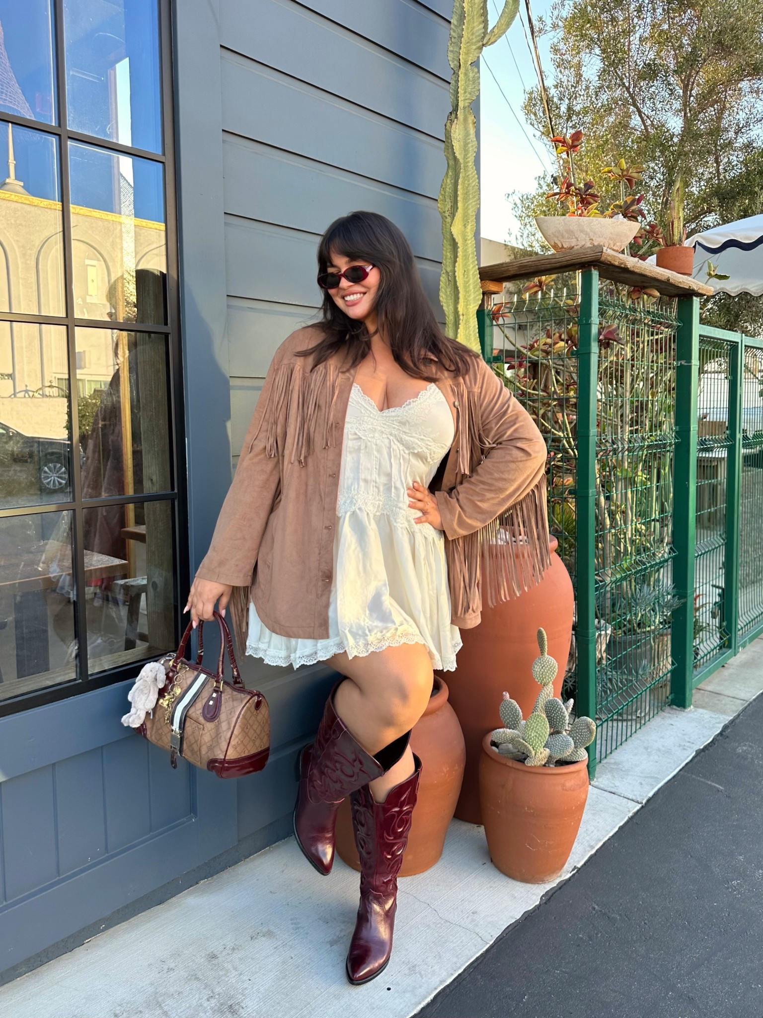 all a girl needs is a good pair of boots and a fringe jacket! ✨✨✨

#LTKPlusSize #LTKStyleTip #LTKMidsize