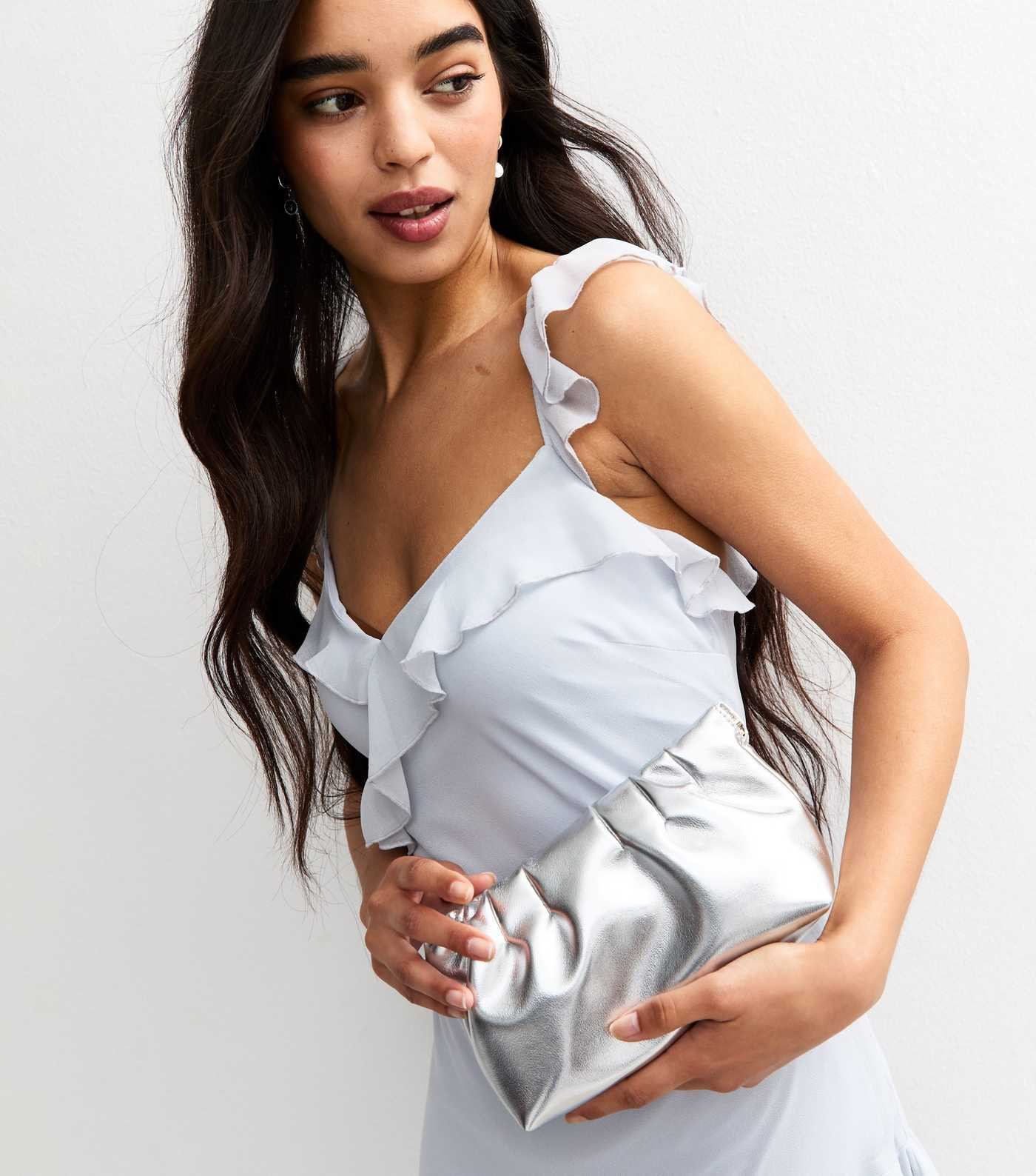 Silver Metallic Crossbody Bag | New Look | New Look (UK)