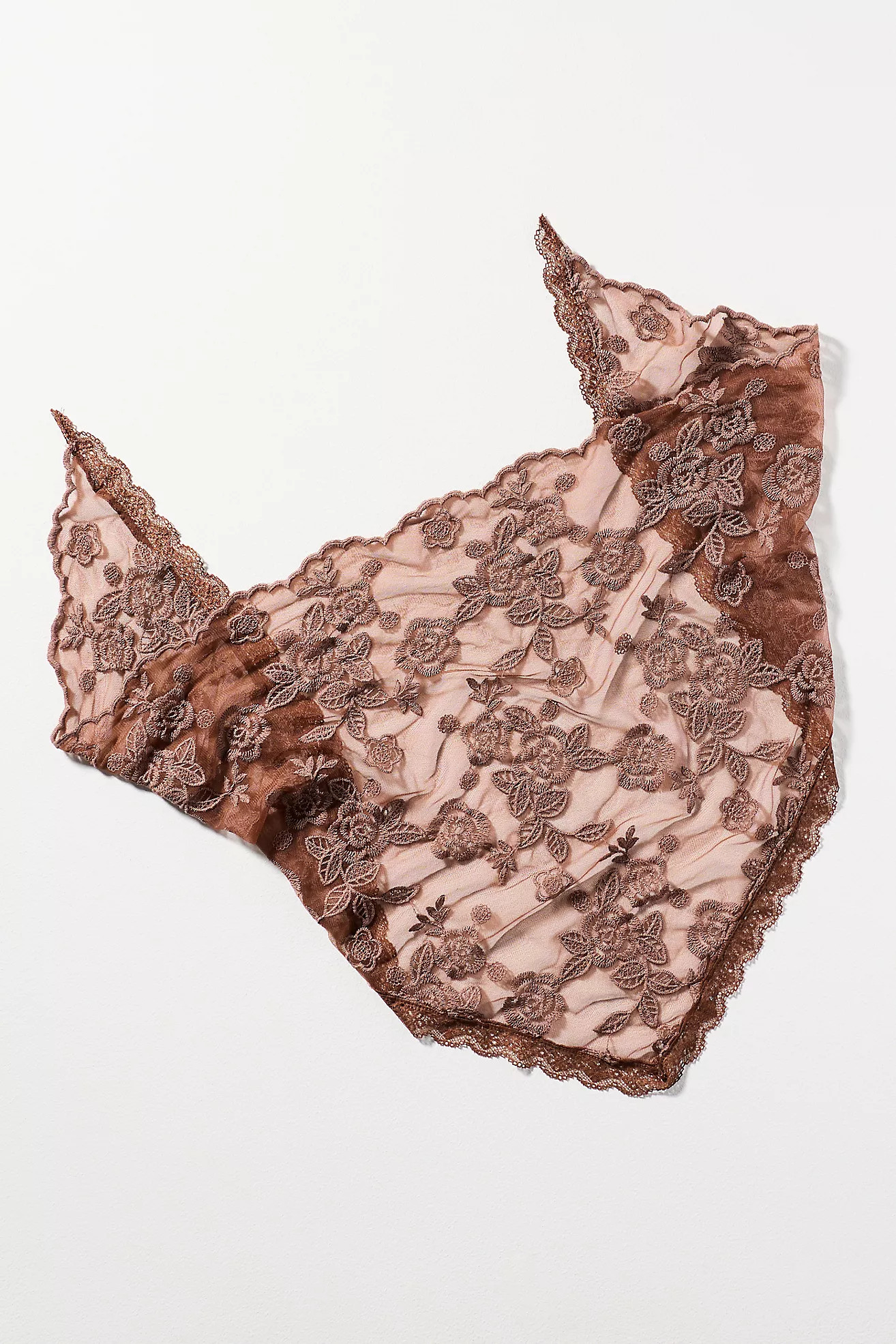 Elizabeth Gillett Floral Lace Hair Scarf | Anthropologie (US)