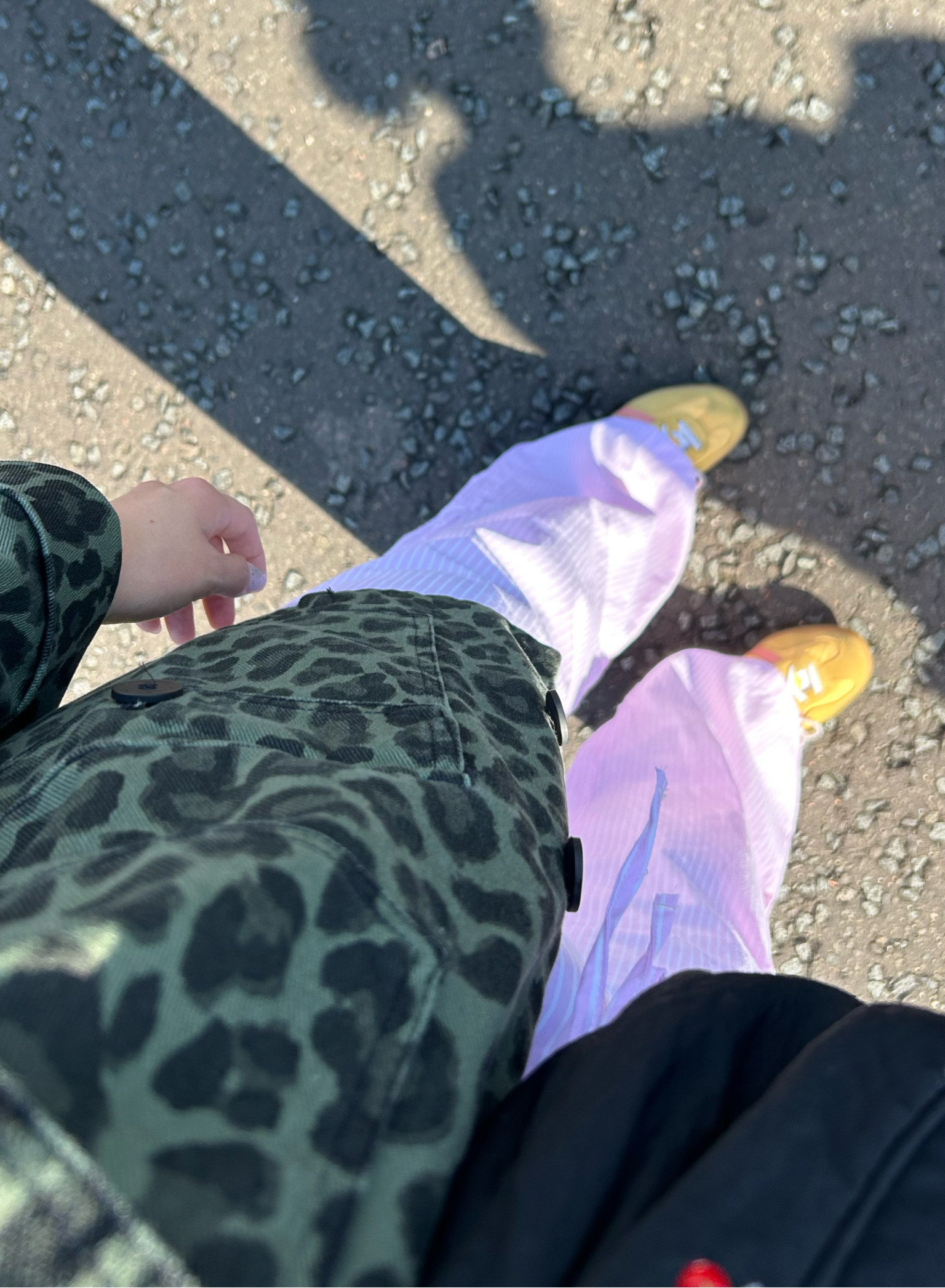 Stripe poplin trousers, autumn outfits, leopard jacket, denim jacket, weekend outfit, day outfit, travel outfit 

#LTKtravel #LTKshoes #LTKautumn