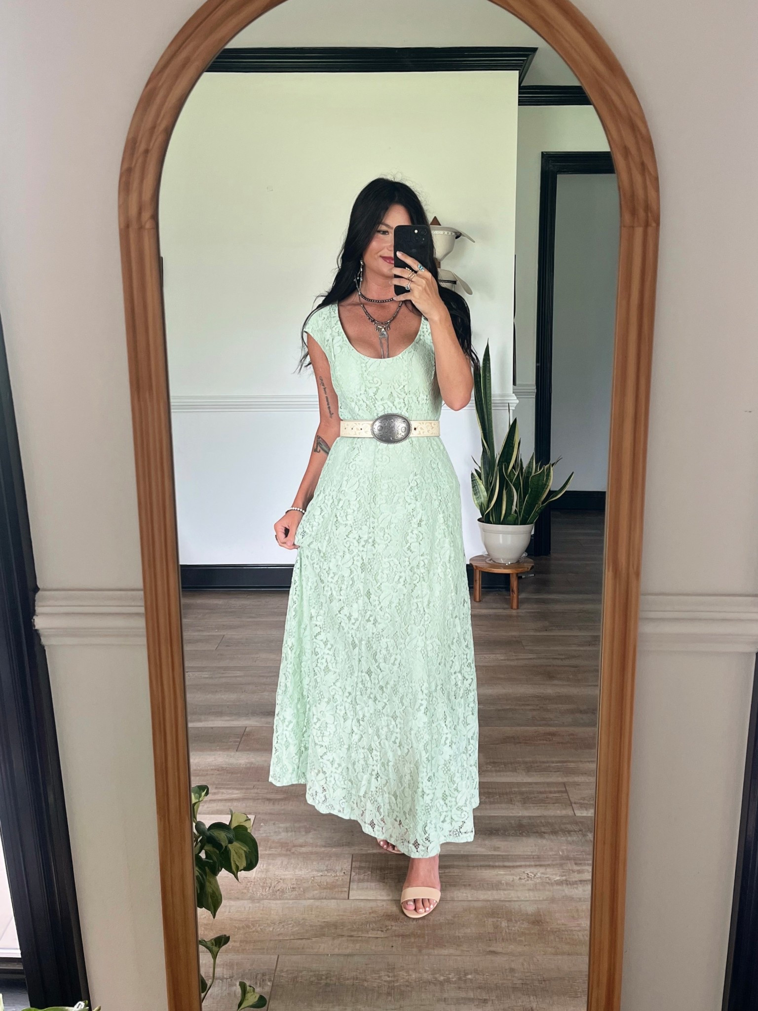 Easter Sunday dress! I added an ivory belt at the waist and silver jewelry! Wearing 2 in dress and xs belt

#LTKSeasonal #LTKootd #LTKFestival
