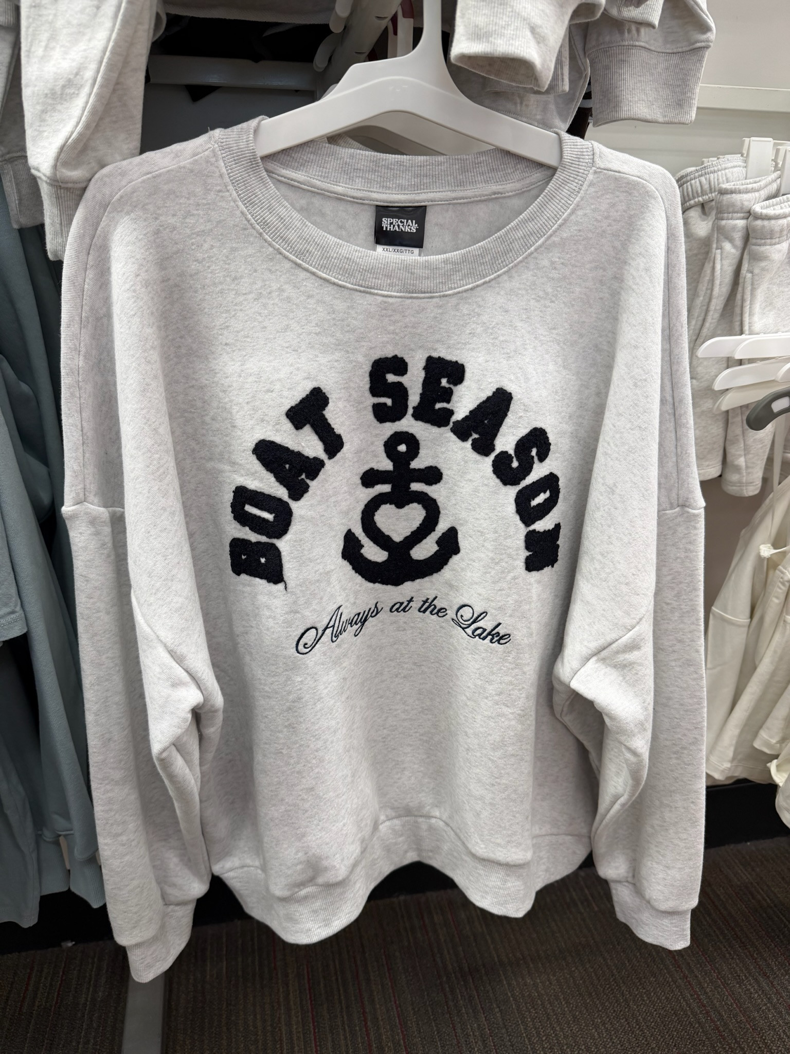 This boat season crewneck is giving effortless coastal energy! The perfect throw on for chill days, lake weekends, or summer nights.
spring outfits 2026, country concert outfits, date night outfits, spring dresses, vacation outfits beach, business casual workwear, work outfits, plus size fashion, summer outfits, graduation dresses, target style, casual outfits, coastal style 

 #LTKgrwm #LTKootd #LTKSeasonal