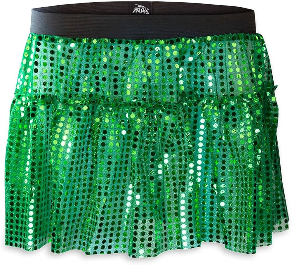Gone For a Run Running Costume Tutu Skirt Glitter Sequined Tutu | Amazon (US)