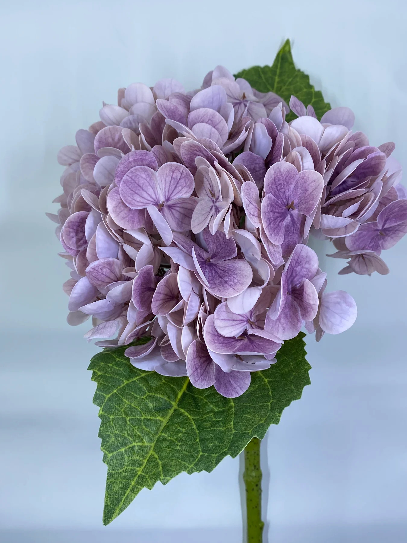 Bundle of 3 Artificial  Real Touch Hydrangea Stem | Journey Decor