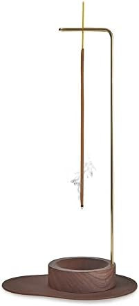 Dostende Incense Holder, Multi-Purpose Design Wooden Incense Burner ash Catcher with Brass Incens... | Amazon (US)