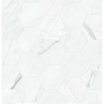 Satori Regent Carrara Nevoso Hexagon 8-in x 10-in Matte Porcelain Floor and Wall Tile (0.44-sq. f... | Lowe's