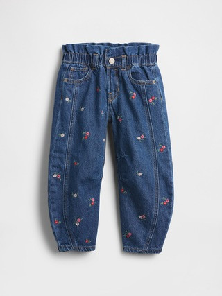 Baby & Toddler Floral Horseshoe Jeans | Gap (US)