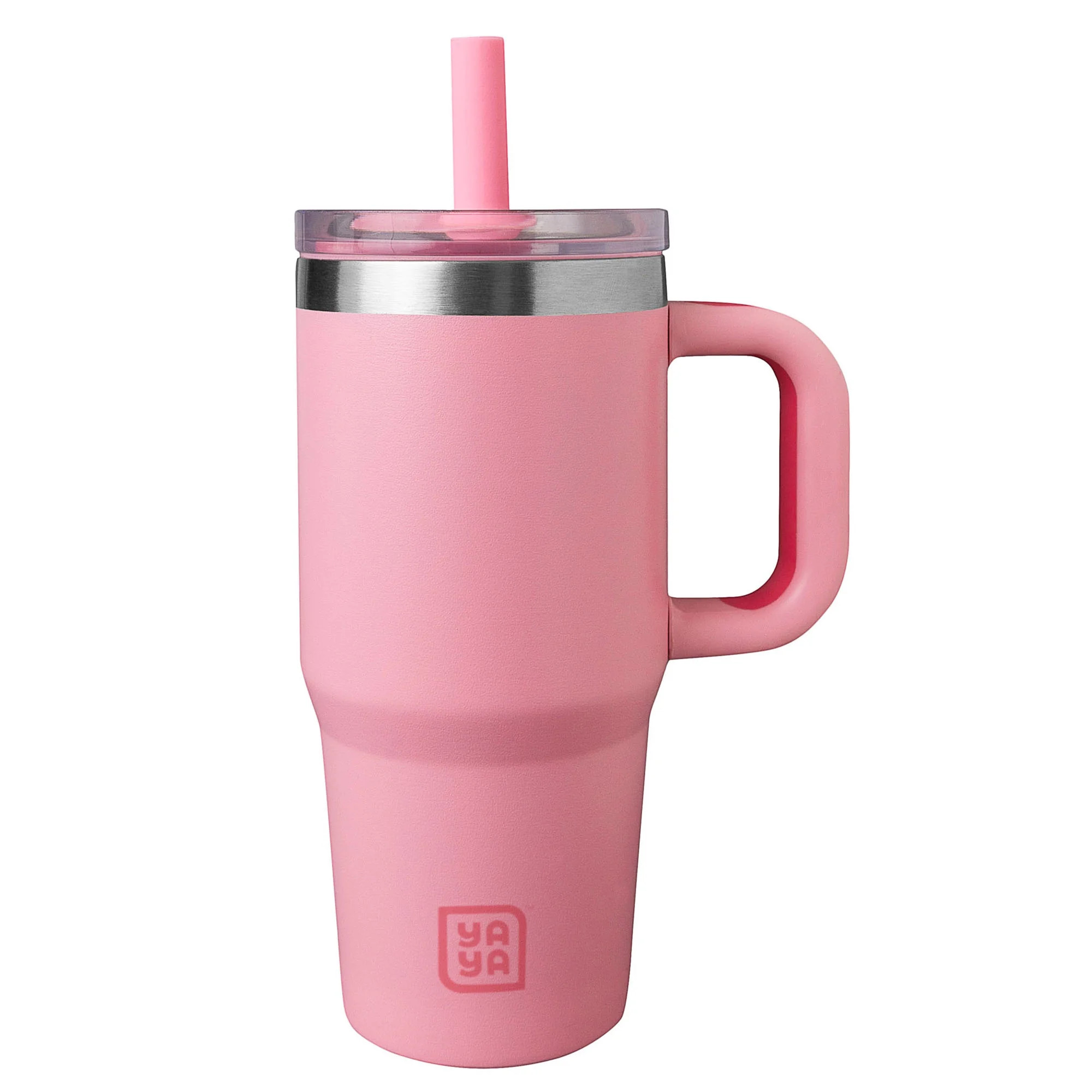 YAYA My First Travel Tumbler for Toddlers 3+ with Reusable Straw and Spill-Safe Lid, 12oz, Pink -... | Walmart (US)
