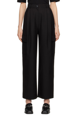 Black Maesa Trousers | SSENSE