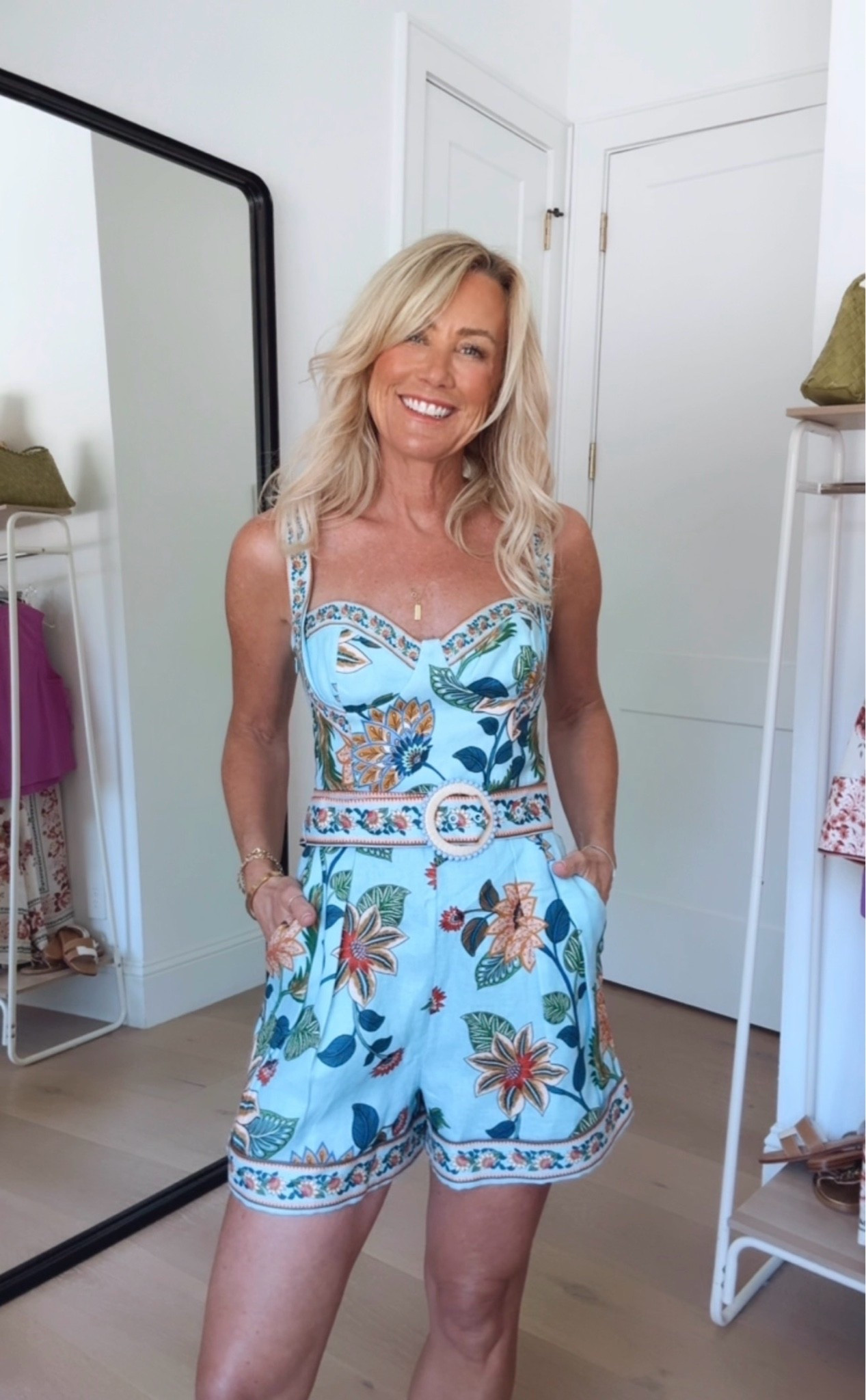 I mean, does this scream vaca fit or what?! 
Romper: XS

#LTKootd #LTKSeasonal #LTKOver40