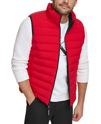 Men's Stretch Puffer Vest | Macy's