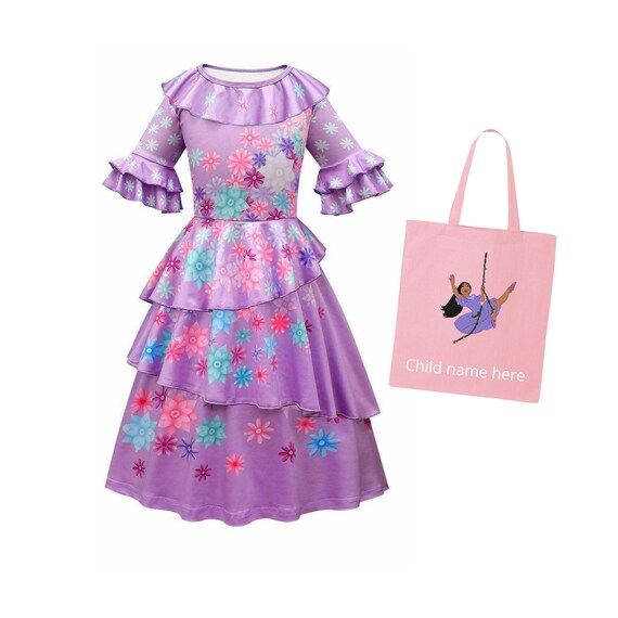 Encanto Inspired Dress Isabela Dress Personalized Tote Bag | Etsy | Etsy (US)