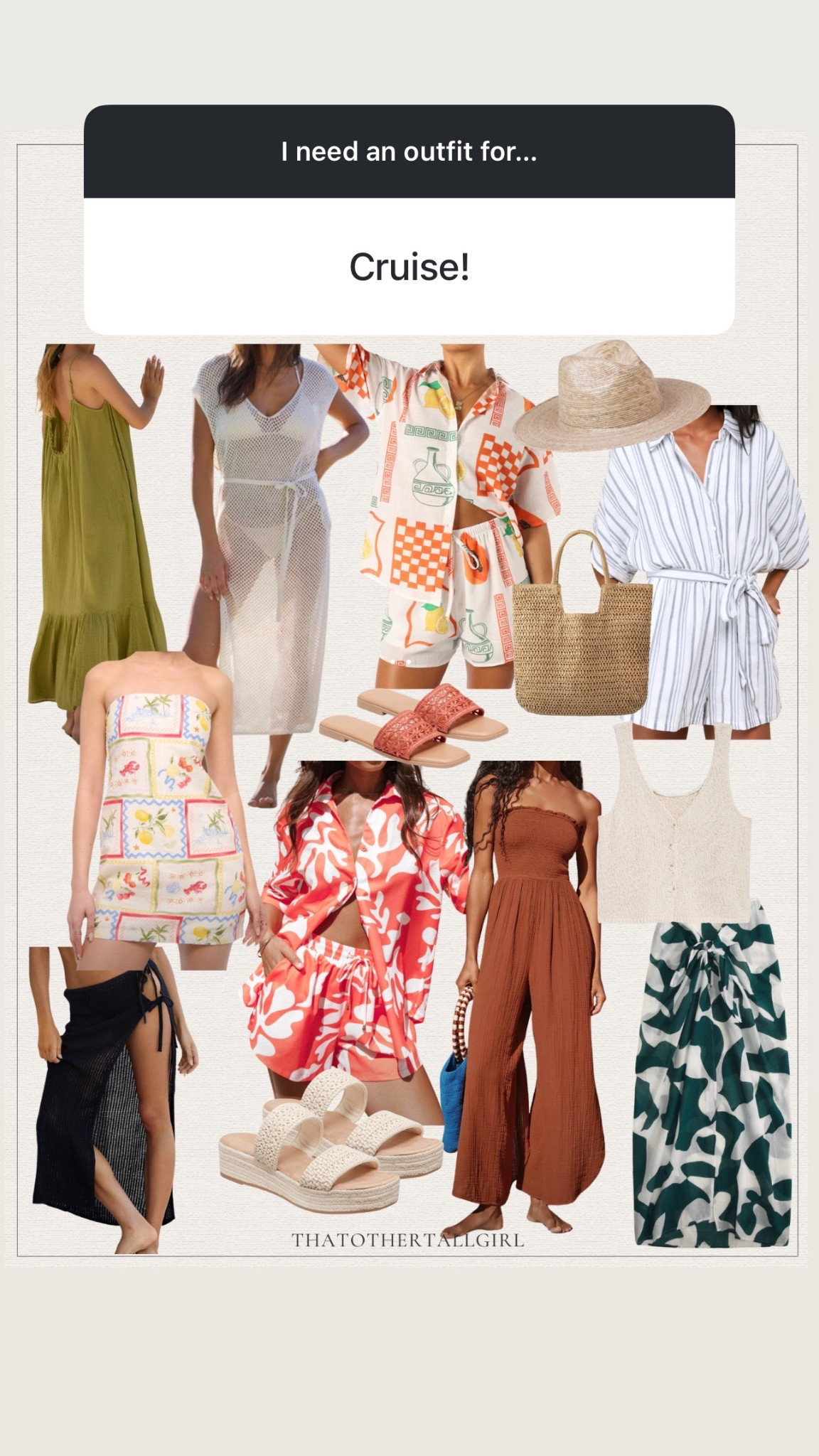Cruise outfits, vacation, spring break, tropical 

#LTKMidsize #LTKTravel #LTKStyleTip