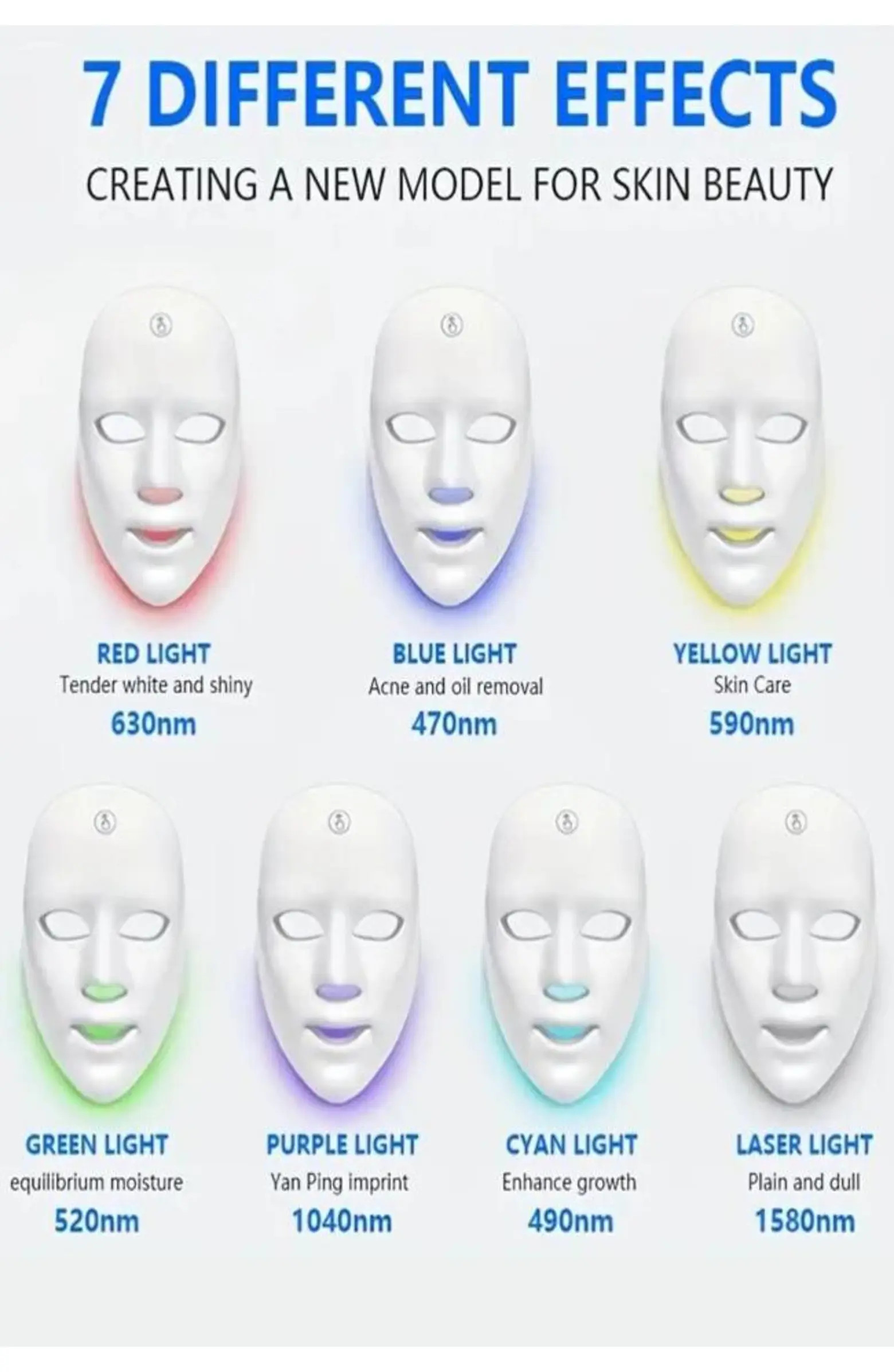 LED Face Mask - 7-Color Light Therapy | Nordstrom
