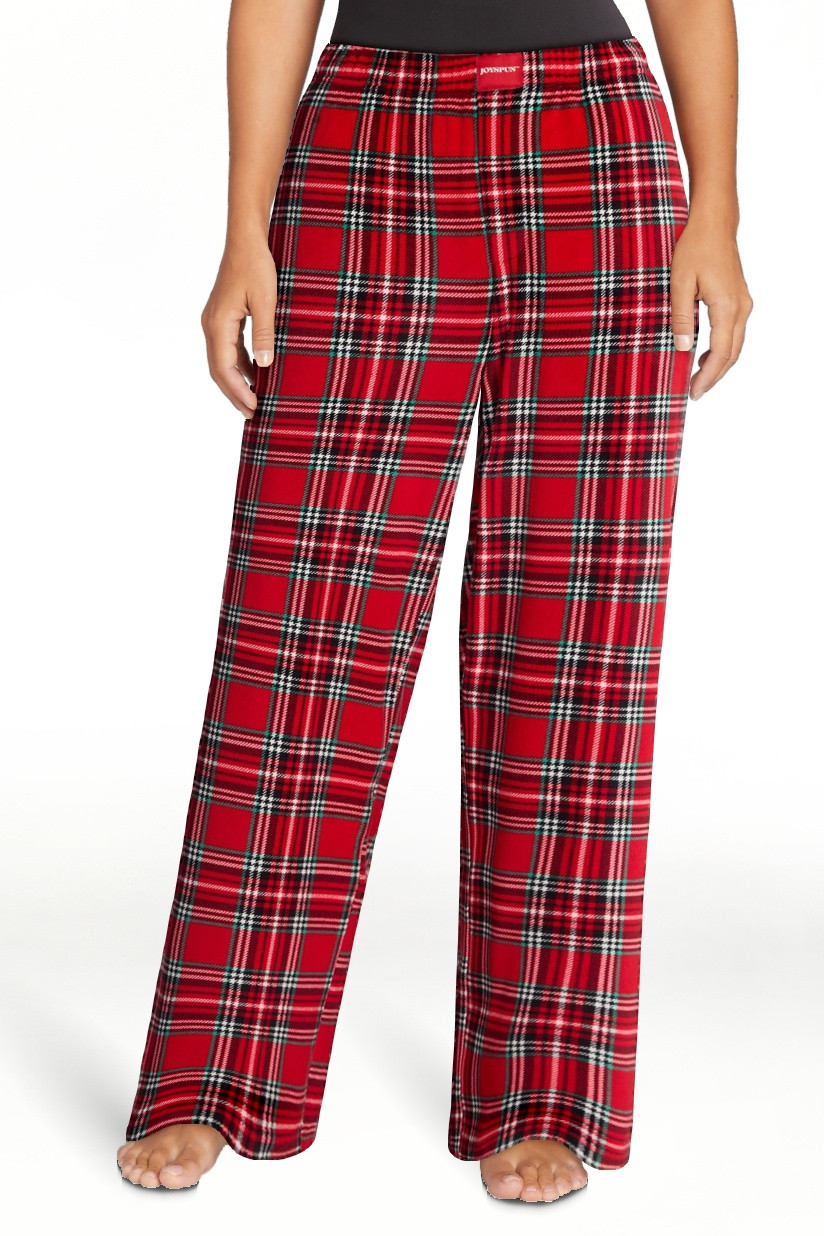 Joyspun Women's Velour Wide-Leg Sleep Pants, Size XS-3X - Walmart.com | Walmart (US)