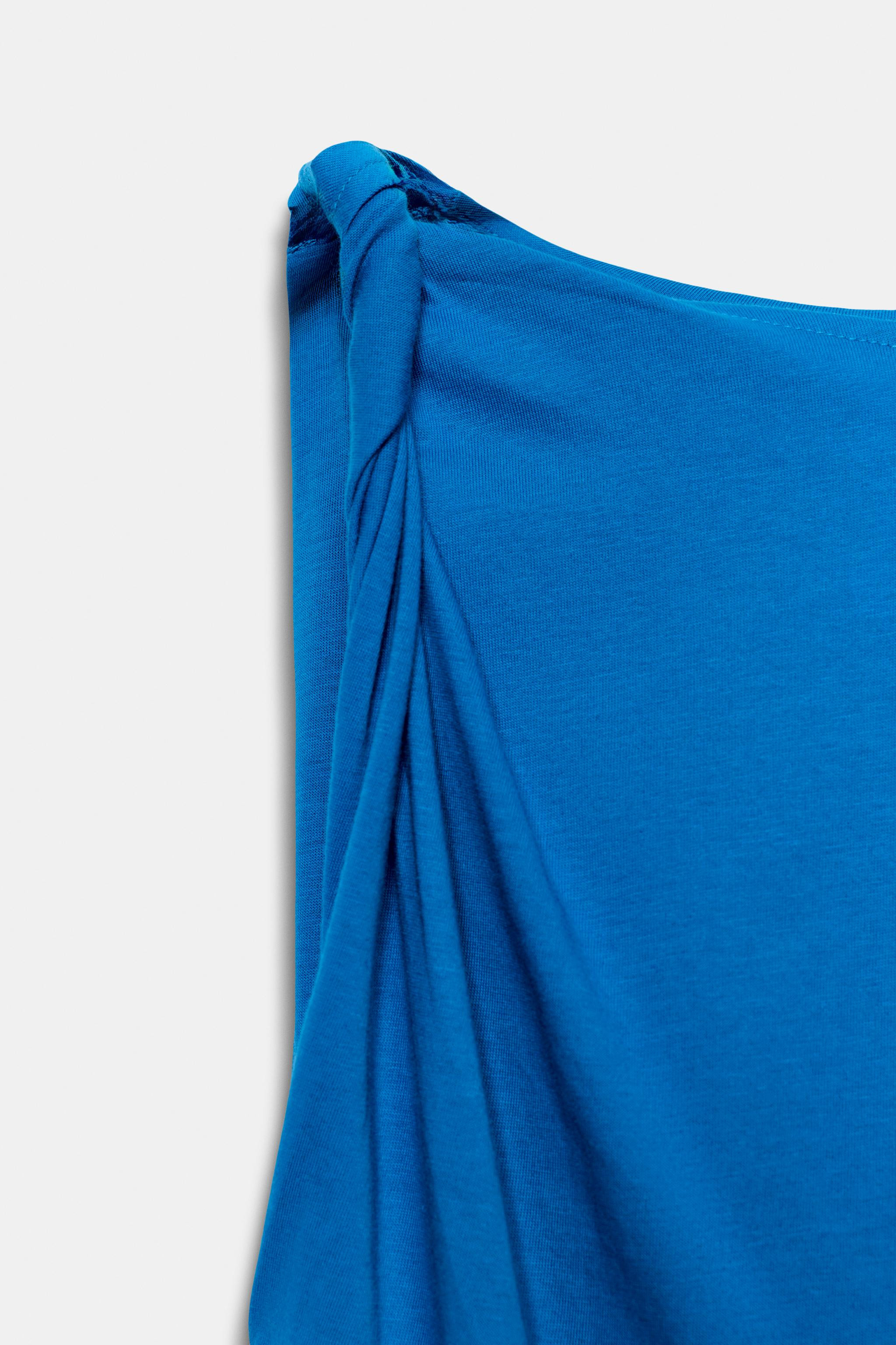 DRAPED SLEEVELESS TOP | Zara UK