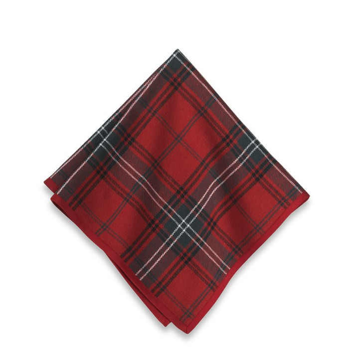 Classic Tartan Plaid Napkins, Set of 4, Red | Williams-Sonoma