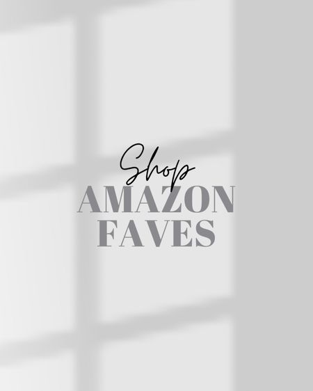 Shop my current Amazon favorite finds below! ↓