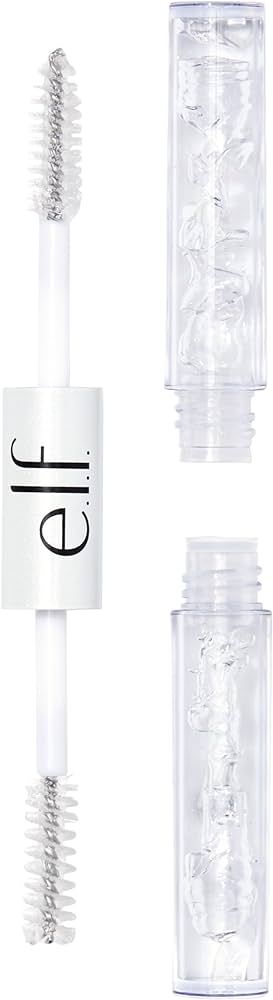 e.l.f. Clear Brow & Lash Mascara, Dual-Sided Brushable Clear Gel For Groomed Brows & Eyelashes, L... | Amazon (US)