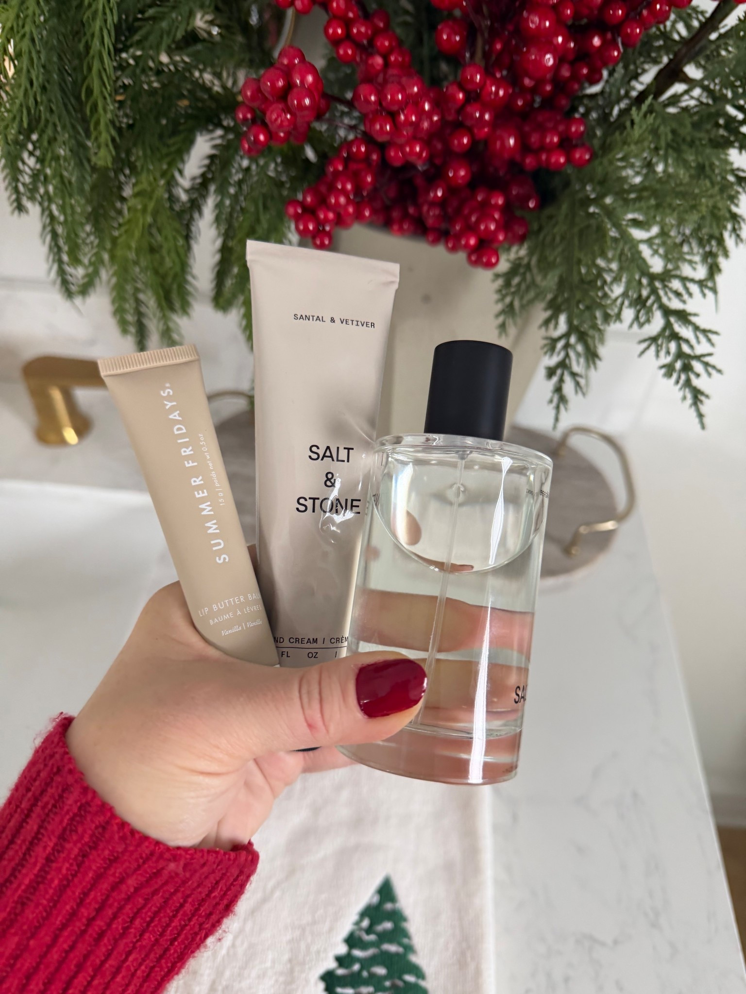 Stocking stuffer ideas! Love this Summer Fridays lip balm, Salt & Stone hand cream and spray! 

#LTKBeauty #LTKHoliday #LTKGiftGuide