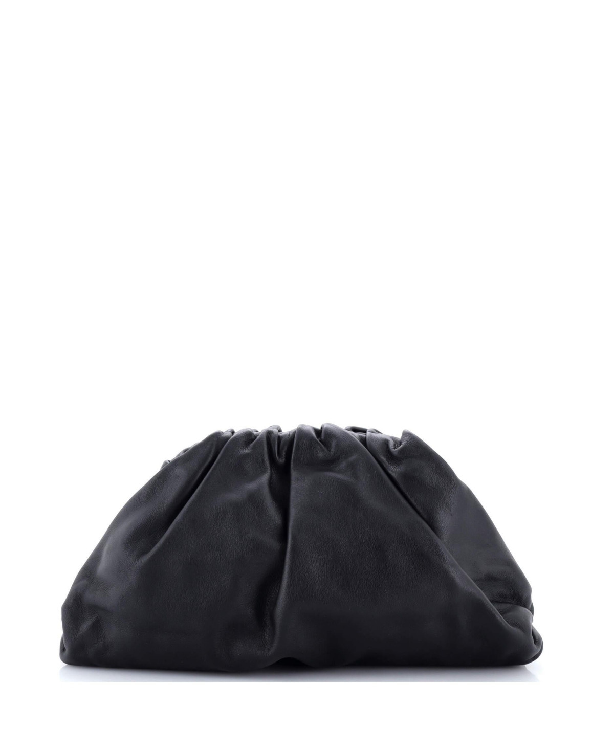 Pre-Owned Bottega Veneta The Pouch Leather - Black | Macy's