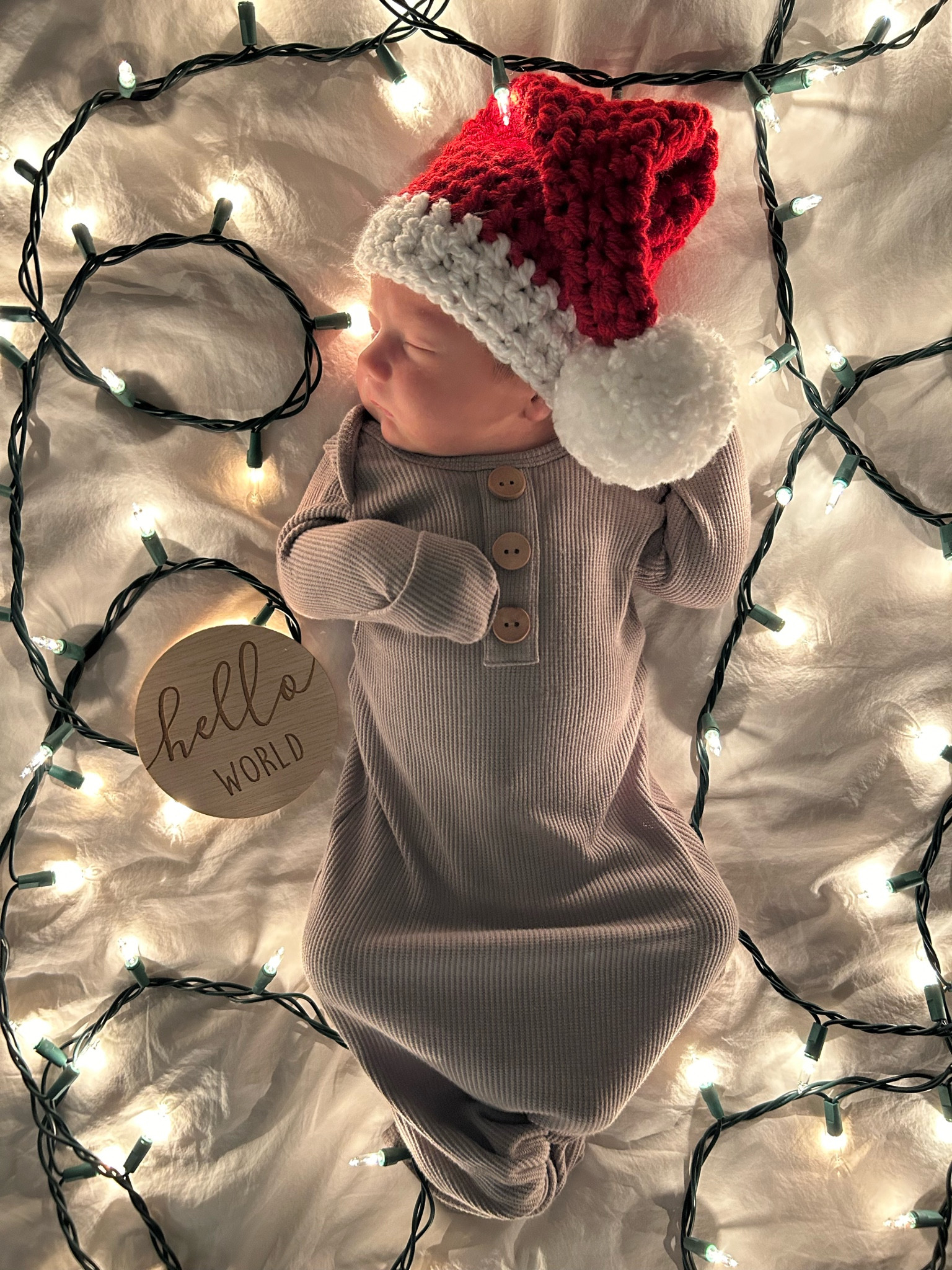 sweetest holiday birth announcement - can’t believe this MFF babe is O N E next week! ✨👯‍♀️🥹 birth announcement//take home outfit//newborn ootd

#LTKSeasonal #LTKBaby #LTKHoliday