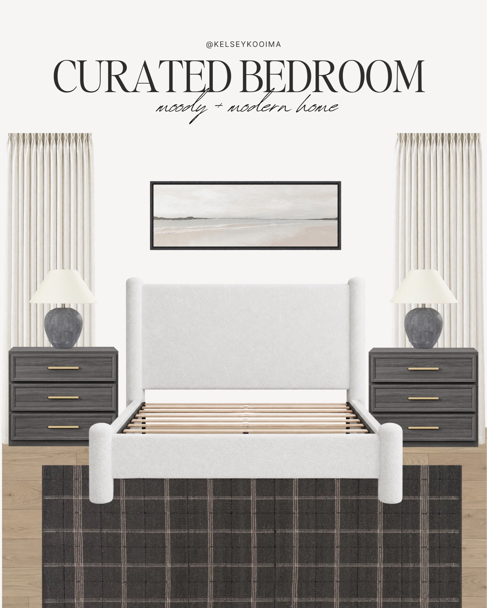 Loving this moody + modern bedroom vibe 🖤

#LTKSaleAlert #LTKHome