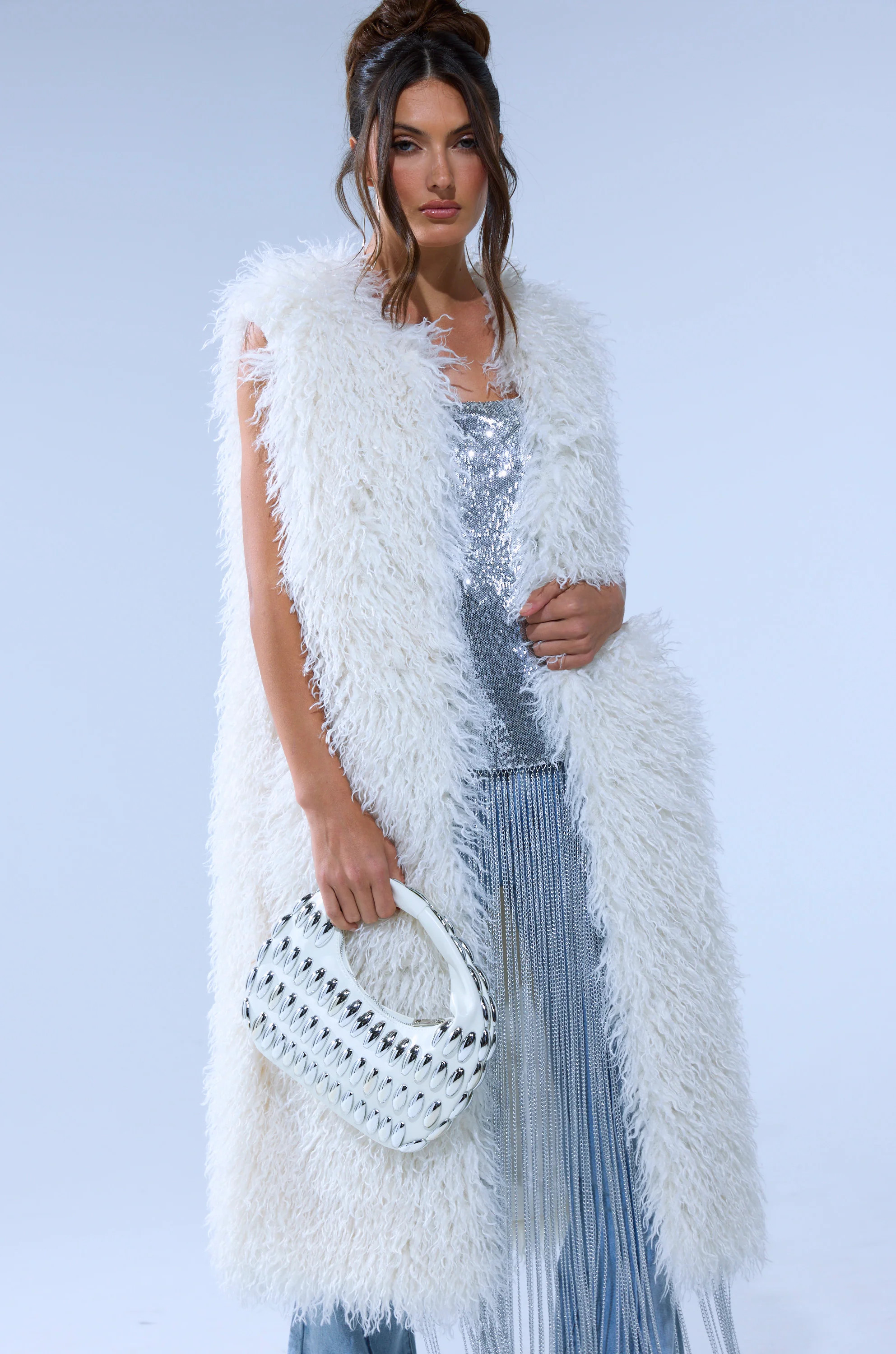 ANOTHER LANE MOHAIR VEST | AKIRA