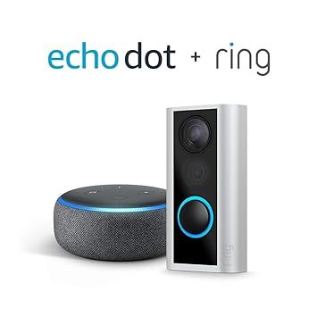 Ring Peephole Cam with Echo Dot (3rd Gen) - Charcoal | Amazon (US)