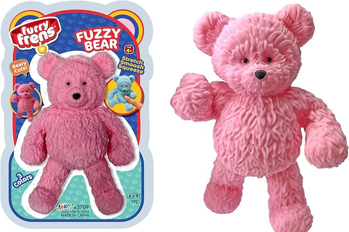 JA-RU Jumbo Squishy Gummy Bear Toy (1 Pink Bear) Mochi Squishy Toys for Kids. Animal Squeeze Toy.... | Amazon (US)