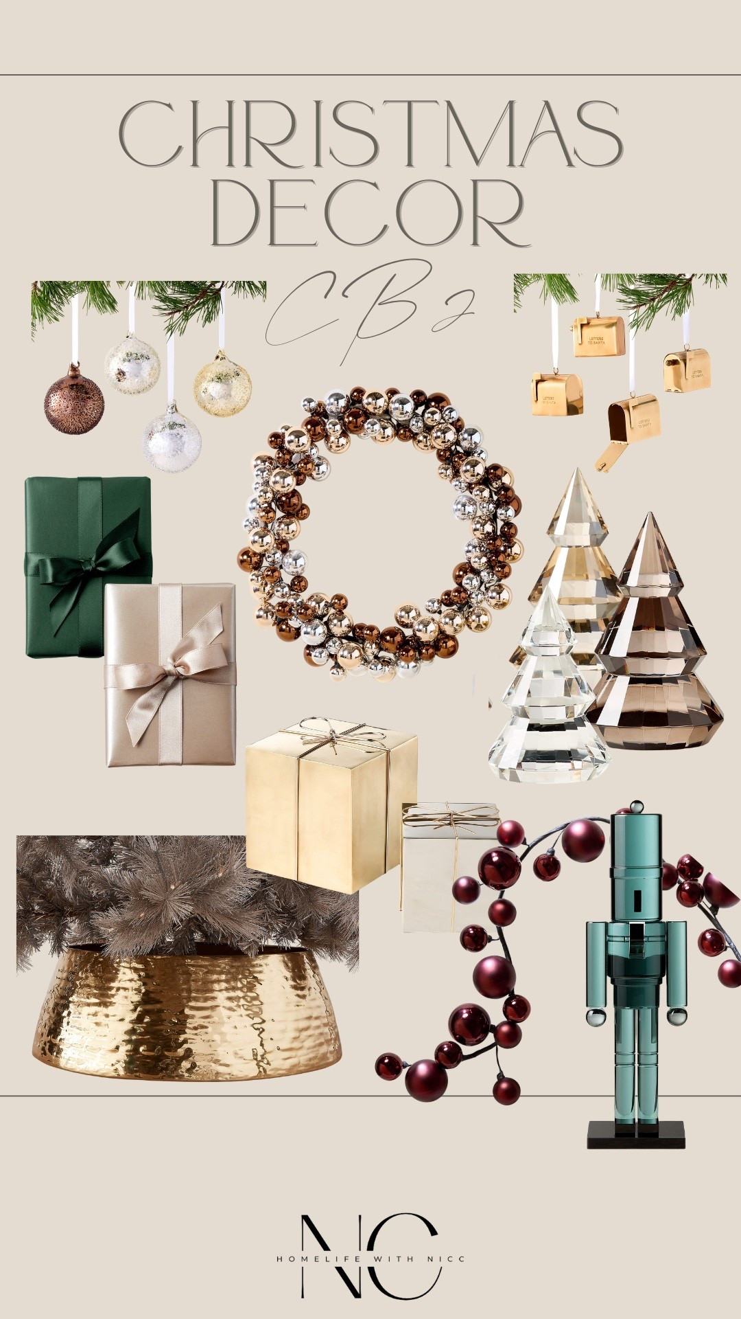In love with this Christmas decor from CB2 😍😍 This elevated holiday glam is 👌🏼👌🏼👌🏼 I’m loving all the greens, browns, and glass/crystal! So pretty! I feel like so much of this would even look great if you’re hosting Thanksgiving! The colors can still swing fall! So versatile !

#LTKHoliday #LTKHome #LTKSeasonal