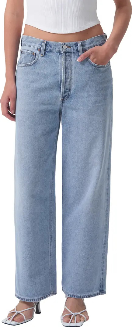 Low Slung Baggy Organic Cotton Jeans | Nordstrom